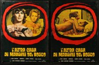 7b0935 CORRUPTION OF CHRIS MILLER group of 8 Italian 22x29 pbustas 1974 Bardem directed, Jean Seberg!