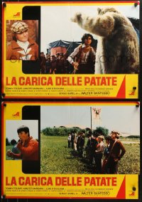 7b0921 LA CARICA DELLE PATATE group of 9 Italian pbustas 1979 Charge of the Potatoes!