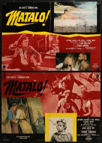 7b0943 MATALO! group of 8 Italian pbustas 1970 Cesare Canevari's spaghetti western!
