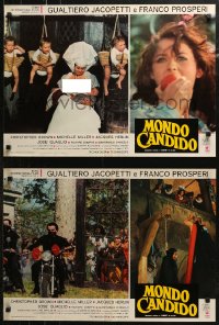 7b0946 MONDO CANDIDO group of 8 Italian pbustas 1975 Gualtiero Jacopetti, cool images!