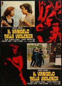 7b1011 RAGING FISTS group of 5 Italian 18x26 pbustas 1977 Eric Le Hung's Le Rage au Poing!