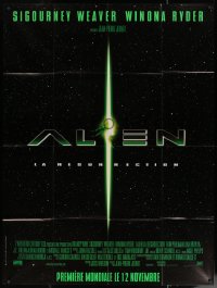 7c0818 ALIEN RESURRECTION advance French 1p 1997 Sigourney Weaver, Jean-Pierre Jeunet sci-fi sequel!