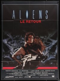 7c0819 ALIENS French 1p 1986 James Cameron, there are some places in the universe you don't go alone!