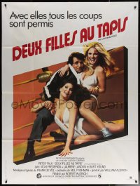 7c0820 ALL THE MARBLES French 1p 1982 Peter Falk & sexy female wrestlers, The California Dolls!