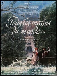 7c0821 ALL THE MORNINGS OF THE WORLD French 1p 1991 Gerard Depardieu & Anne Brochet, Alain Corneau