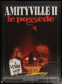 7c0829 AMITYVILLE II French 1p 1982 The Possession, haunted house, directed by Damiano Damiani!