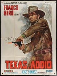 7c0845 AVENGER French 1p 1967 Texas addio, Franco Nero, Gasparri spaghetti western art!