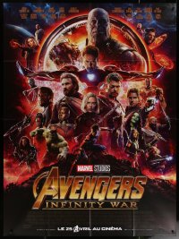 7c0848 AVENGERS: INFINITY WAR advance French 1p 2018 Robert Downey Jr., Marvel Comics cast montage!