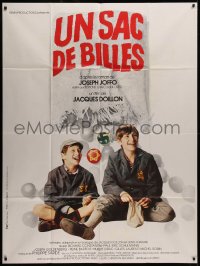 7c0852 BAG OF MARBLES French 1p 1975 young Jewish boys evading Nazis in France during World War II!