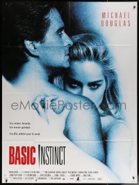 7c0855 BASIC INSTINCT French 1p 1992 Paul Verhoeven directed, Michael Douglas & sexy Sharon Stone!