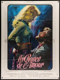 7c0882 BLUME IN LOVE French 1p 1973 different artwork of George Segal & sexy Susan Anspach!