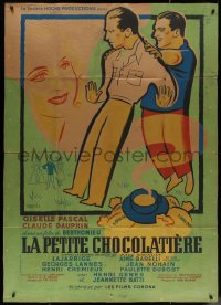 7c0921 CHOCOLATE GIRL French 1p 1949 Cerutti art of Giselle Pascale, Dauphin & Lajarrige, very rare!