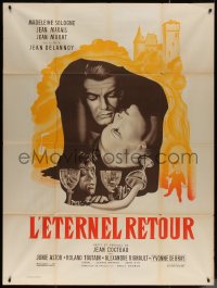 7c1007 ETERNAL RETURN French 1p R1960s Jean Cocteau & Delannoy's L'eternel retour, Marais, Murat