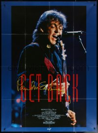 7c1047 GET BACK French 1p 1992 former Beatle Paul McCartney on a magical tour, great c/u performing!