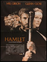 7c1076 HAMLET French 1p 1992 Mel Gibson, Glenn Close, Helena Bonham Carter, William Shakespeare!