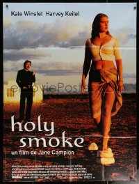 7c1095 HOLY SMOKE French 1p 2000 cool image of Harvey Keitel & sexy Kate Winslet!