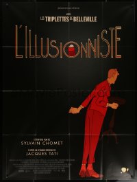 7c1113 ILLUSIONIST French 1p 2010 cool magician cartoon with a screenplay by Jacques Tati!