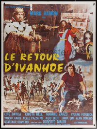 7c1128 IVANHOE French 1p 1973 La Spada Normanna, Mark Damon in the title role!