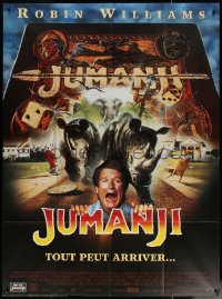 7c1143 JUMANJI French 1p 1996 Robin Williams, great different board game image!