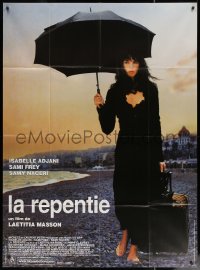 7c1161 LA REPENTIE French 1p 2002 Laetitia Masson, Sami Frey, sexy Isabelle Adjani with umbrella!