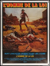 7c1177 LAWMAN French 1p 1971 Burt Lancaster, directed by Michael Winner, Frank McCarthy art!