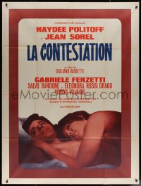 7c1157 L'ETA DEL MALESSERE French 1p 1969 close up of Haydee Politoff & Jean Sorel naked in bed!