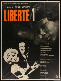7c1190 LIBERTE I French 1p 1962 Yves Ciampi directed, Maurice Ronet, Corinne Marchand!