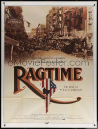 7c1318 RAGTIME French 1p 1982 directed by Milos Forman, cool different image of busy city street!
