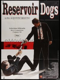7c1328 RESERVOIR DOGS French 1p 1992 Tarantino, different image of Harvey Keitel & Steve Buscemi!