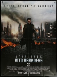 7c1384 STAR TREK INTO DARKNESS French 1p 2013 full-length Benedict Cumberbatch by city in ruins!