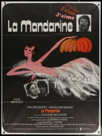 7c1399 SWEET DECEPTION French 1p 1972 La mandarine, Annie Girardot, sexy Ferracci artwork!