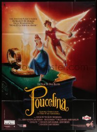 7c1423 THUMBELINA French 1p 1994 Don Bluth animation, artwork of fantasy characters!