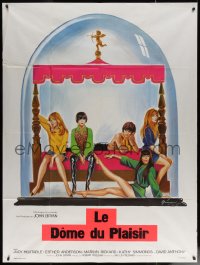 7c1434 TOUCHABLES French 1p 1969 best different art of girls in glass case by Boris Grinsson!