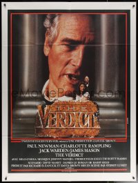 7c1448 VERDICT French 1p 1982 different image of lawyer Paul Newman, written by David Mamet!