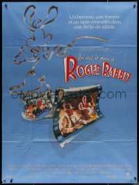 7c1471 WHO FRAMED ROGER RABBIT French 1p 1988 Robert Zemeckis, Bob Hoskins, cartoon/live action!