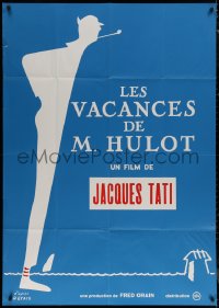 7c0783 MR. HULOT'S HOLIDAY French 36x50 R1970s Jacques Tati, Les vacances de Monsieur Hulot, rare!