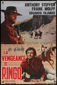 7c0785 RINGO FACE OF REVENGE French 31x46 1967 Anthony Steffen, Frank Wolff, spaghetti western!