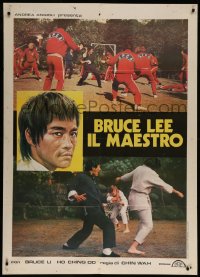 7c0142 GAME OF THE DRAGON Italian 1p 1977 Nan Yang Tang Ren Jie, art of Bruce Lee, Brucesploitation!