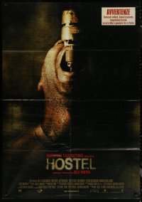 7c0177 HOSTEL Italian 1p 2006 gruesome torture image from Eli Roth horror, inspired by true events!