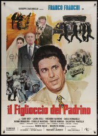 7c0184 IL FIGLIOCCIO DEL PADRINO Italian 1p 1973 Enzo Sciotti art of Franco Franchi & cast!
