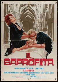 7c0185 IL SAPROFITA Italian 1p 1974 Sergio Nasca's story of a parasitic relationship, sexy art!