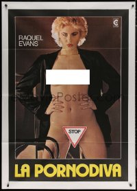 7c0199 JILL Italian 1p 1979 censored image of sexiest naked Raquel Evans in the title role!