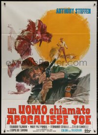 7c0243 MAN CALLED APOCALYPSE JOE Italian 1p 1970 Anthony Steffen, cool spaghetti western art!