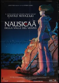 7c0266 NAUSICAA OF THE VALLEY OF THE WINDS Italian 1p R2015 Hayao Miyazaki anime, Studio Ghibli!