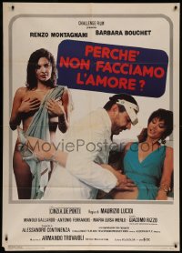 7c0299 PERCHE' NON FACCIAMO L'AMORE Italian 1p 1981 sexy naked Cinizia de Ponti, Montagnani, Bouchet