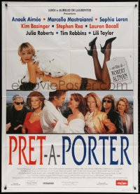 7c0311 PRET-A-PORTER Italian 1p 1995 Altman, Sophia Loren, Julia Roberts, Tim Robbins, Kim Basinger!