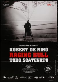 7c0321 RAGING BULL Italian 1p R2018 Martin Scorsese, different image of boxer Robert De Niro in ring!