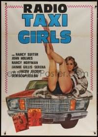 7c0388 TAXI GIRLS Italian 1p 1981 different art of sexy Nancy Suiter + Hustler & Oui magazines!
