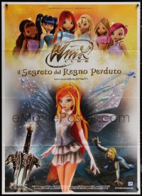 7c0431 WINX CLUB: THE SECRET OF THE LOST KINGDOM Italian 1p 2007 cute fairy fantasy image!