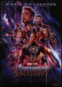 7c0452 AVENGERS: ENDGAME Italian 2p 2019 Marvel, dark montage with Downey Jr., Hemsworth & cast!